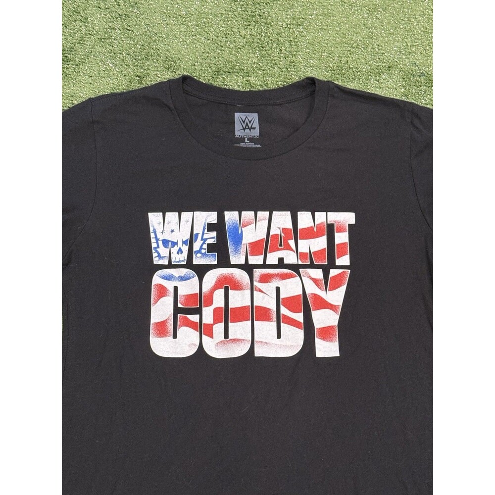 WWE Cody Rhodes American Nightmare Shirt Womens  L Black We Want Cody